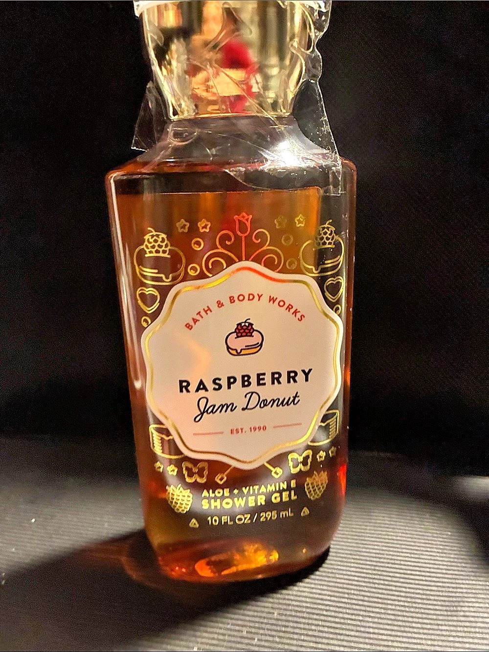 Bath & Body Works Raspberry Jam Donut Shower Gel